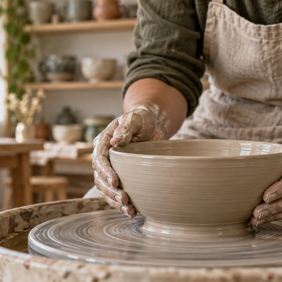North Glass Studio fictional ceramics campaign