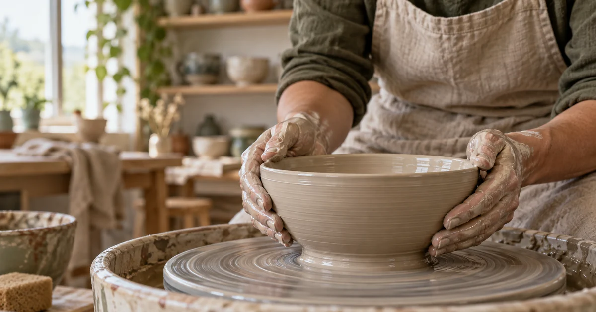 North Glass Studio fictional ceramics campaign