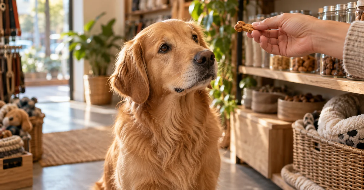 Pebble & Paw fictional pet shop campaign