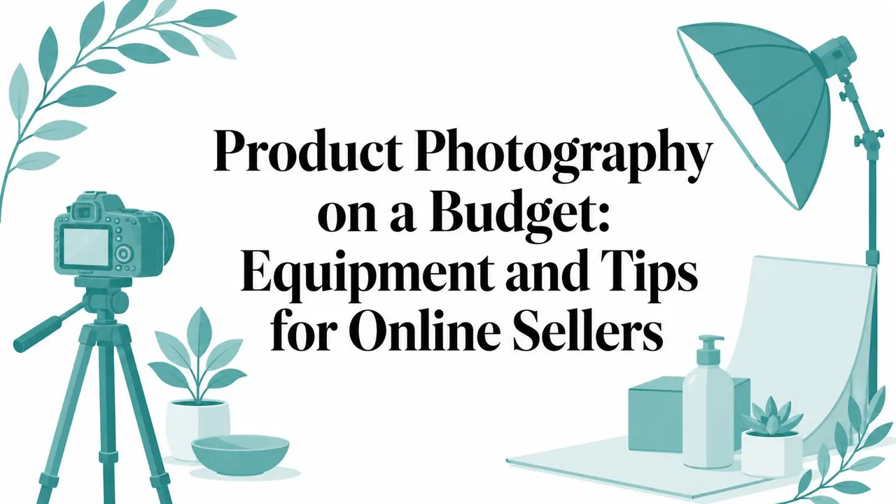 Product Photography on a Budget: Equipment and Tips for Online Sellers