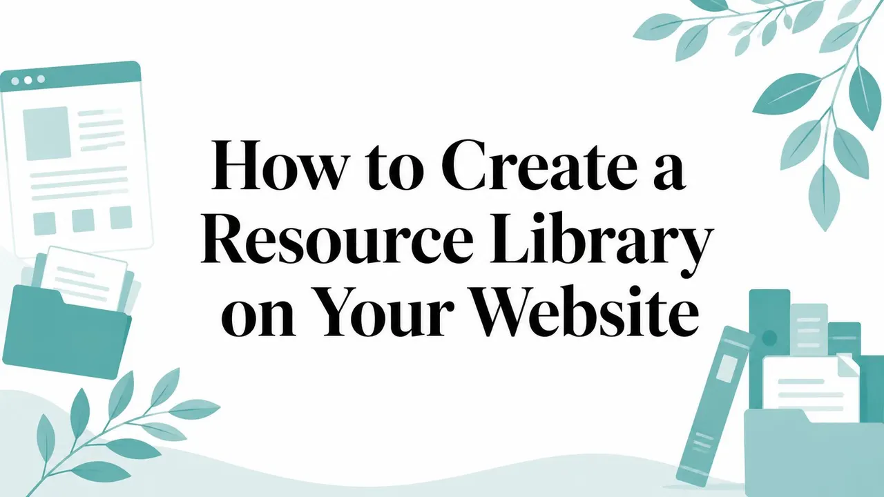 How to Create a Resource Library on Your Website