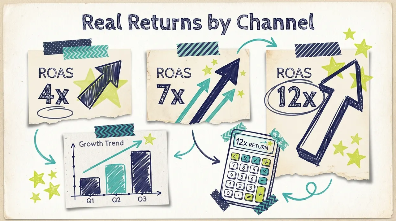 Small Business Advertising ROI by Channel - Hero