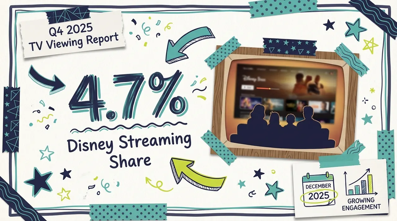 Disney+ TV Viewing Share Q4 2025 - Hero