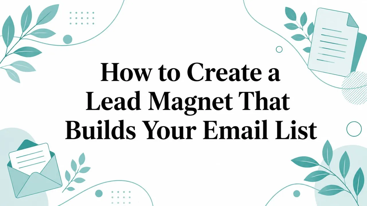 How to Create a Lead Magnet That Builds Your Email List