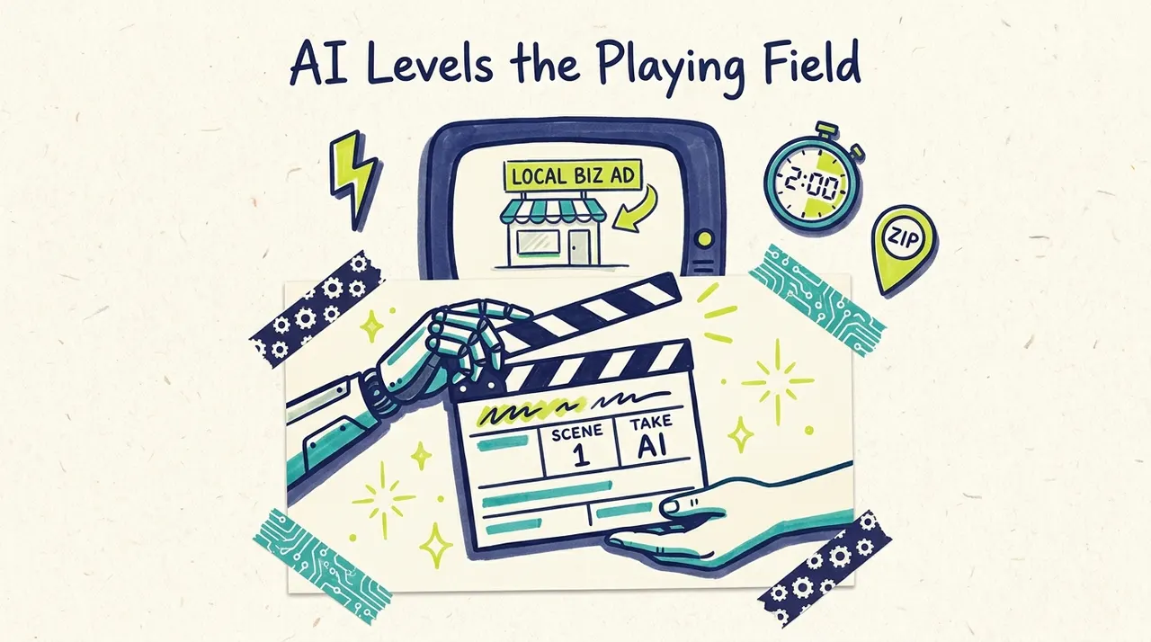 How AI Is Changing Small Business TV Advertising - Hero