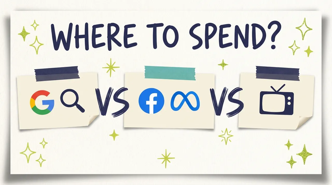 Google Ads vs Facebook Ads vs TV - Hero