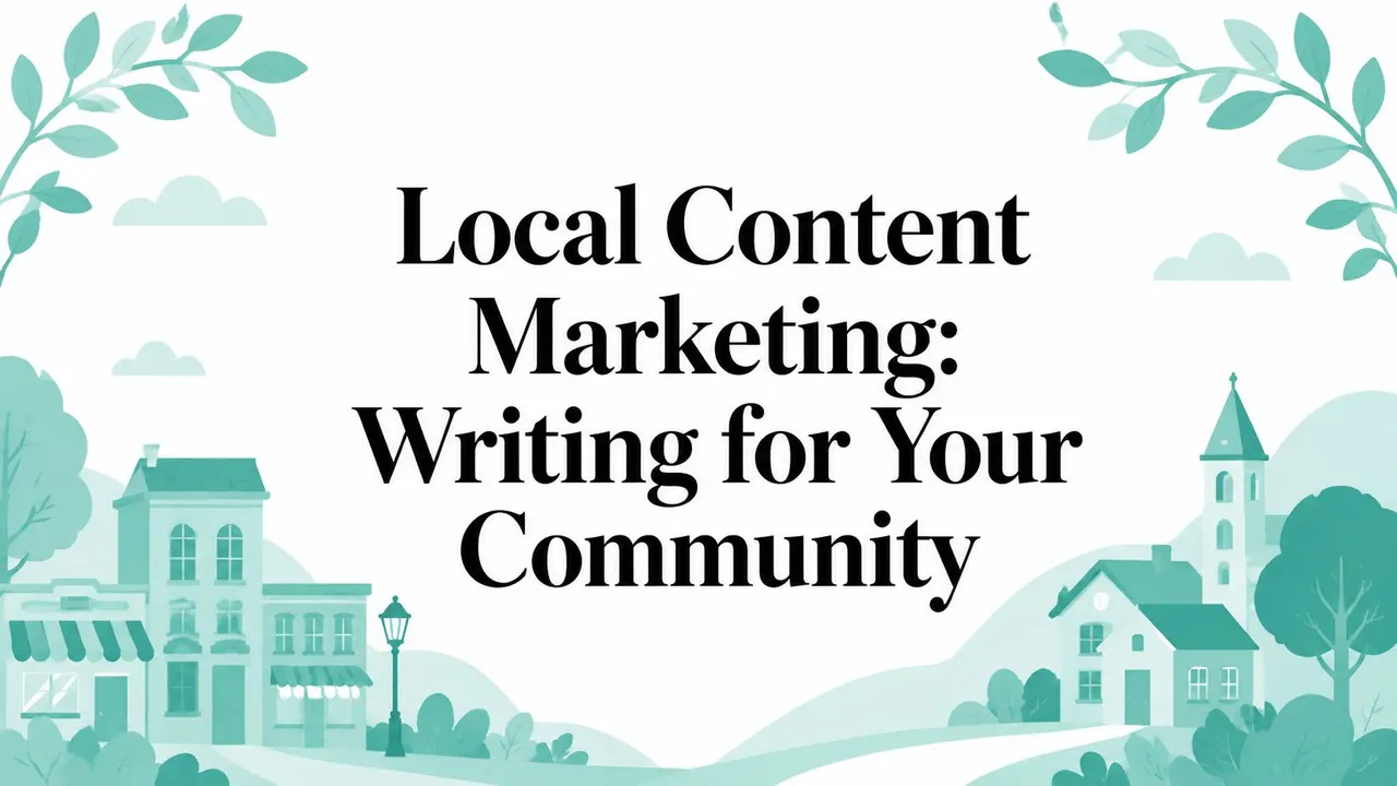 Local Content Marketing: Writing for Your Community