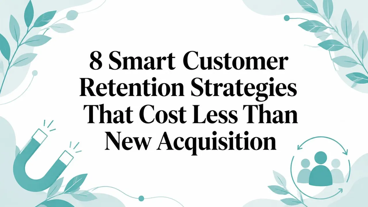 8 Smart Customer Retention Strategies That Cost Less Than New Acquisition